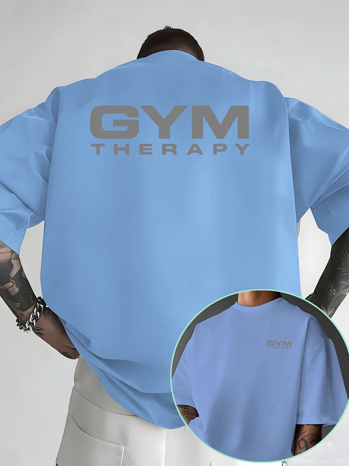 Gym Therapy Minimalist Print T-Shirt | 100% Cotton Men's Tee