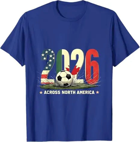 2026 World Cup Vintage Soccer T-Shirt | USA, Canada & Mexico Fan Jersey Tee