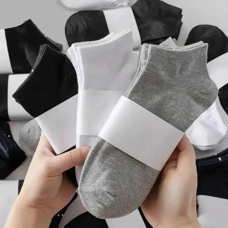 Unisex Comfort-Fit Ankle Socks – 5/10-Pack Breathable Lightweight Sports Socks