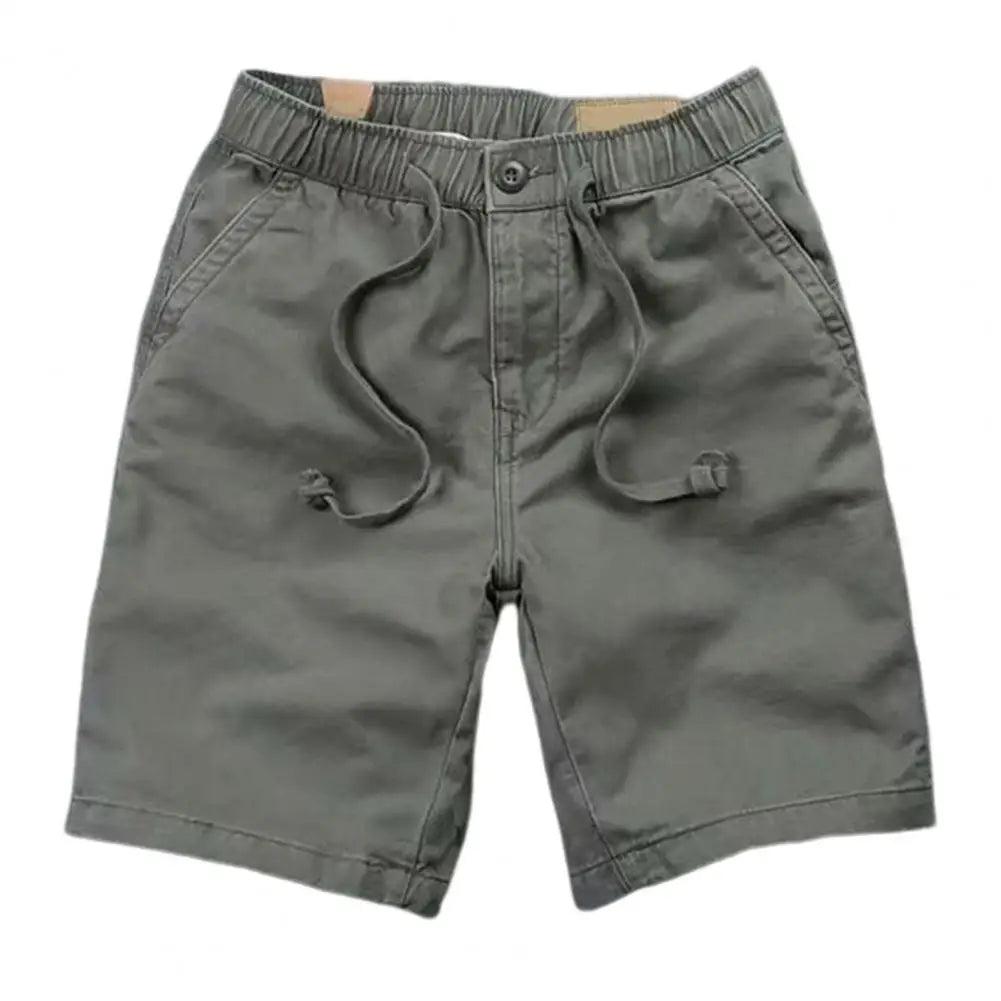 Men's Cotton Casual Shorts – Slim Bermuda Style, Loose Fit for Summer