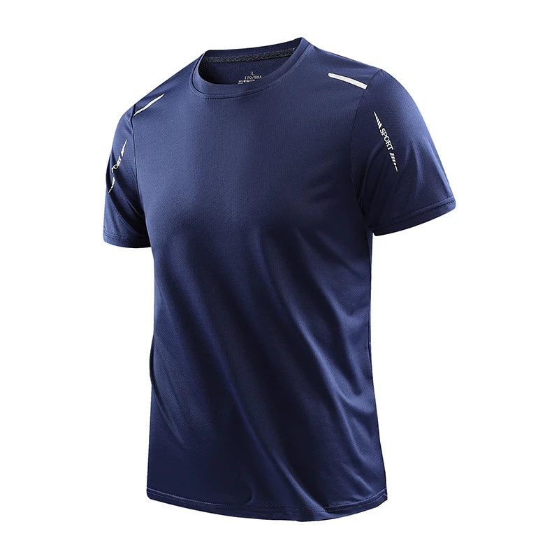 Men's Quick-Dry Athletic T-Shirt – Breathable Outdoor & Sports Tee