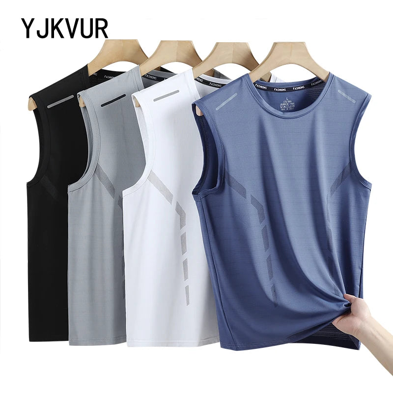 Men's Quick-Dry Sports Tank Top | Gym & Basketball Sleeveless Shirt