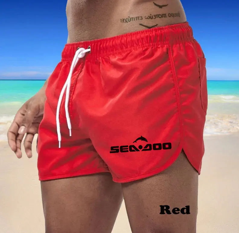 Men's Board Shorts – Breathable Quick-Dry Beach Swim Trunks