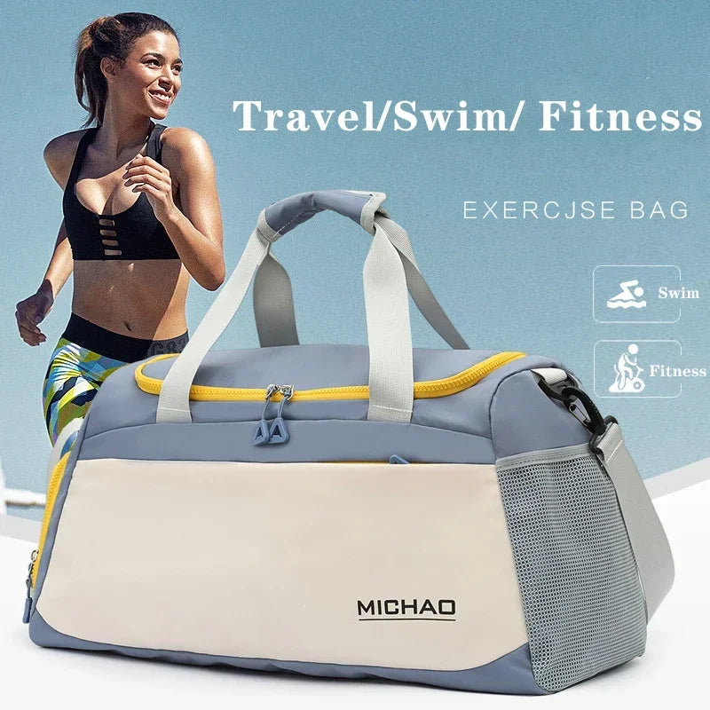Large Capacity Sports Gym Backpack – Waterproof Training Bag for Men & Women