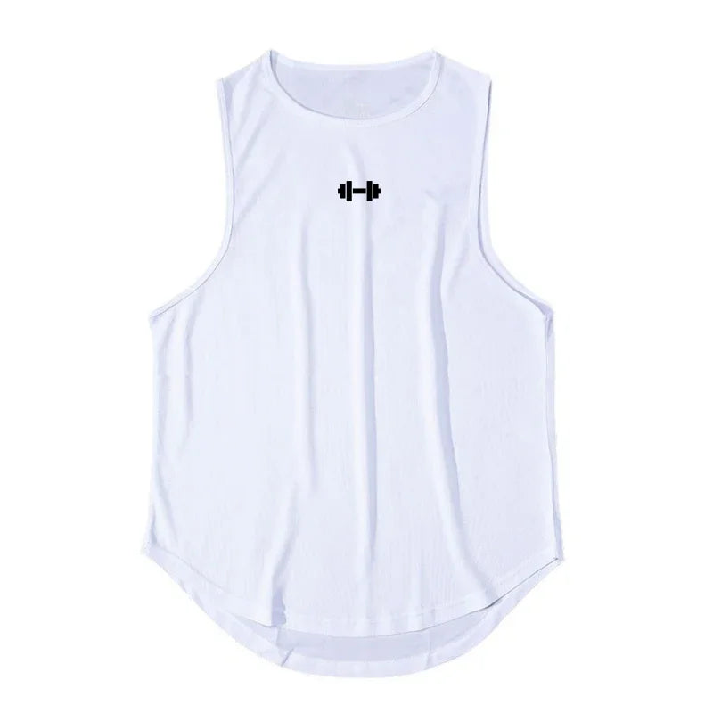 Men's Mesh Gym Tank Top – Breathable Bodybuilding Vest