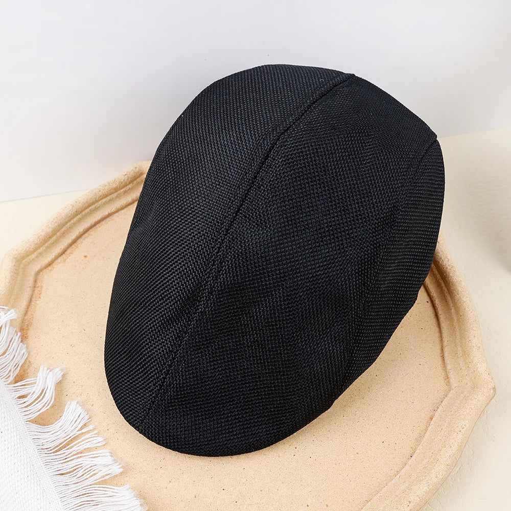 British Style Cotton Beret – Unisex Retro Painter Cap for Men & Women | Spring & Autumn