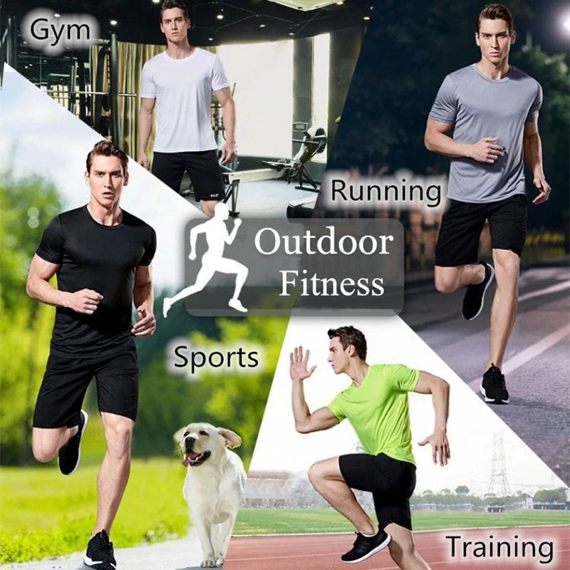 Men's Quick-Dry Gym T-Shirt | Moisture-Wicking Athletic Tee for Running & Training