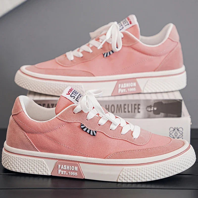 Unisex Canvas Sneakers – Colorful Anti-Slip Casual Shoes for Couples | Sizes 39–46