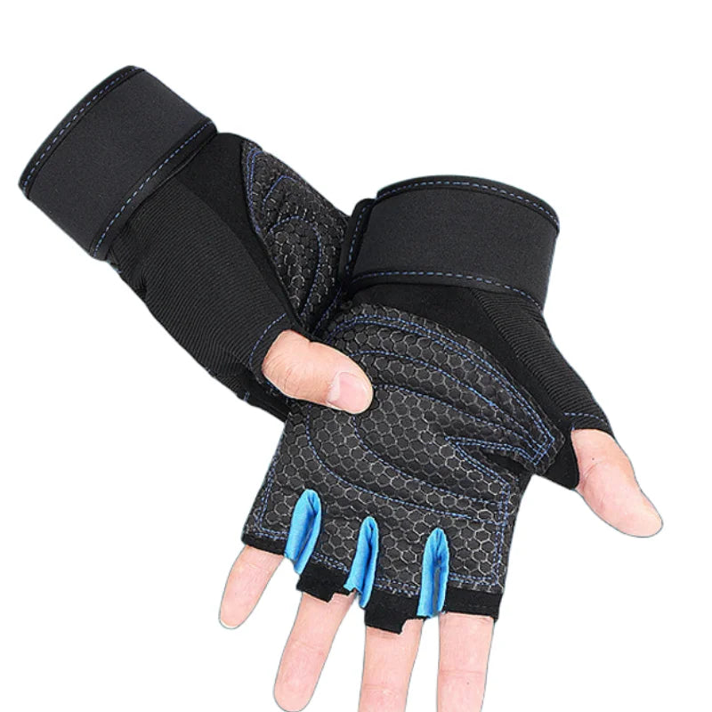 Half-Finger Workout Gloves for Men & Women | Gym, Cycling & Weight Lifting