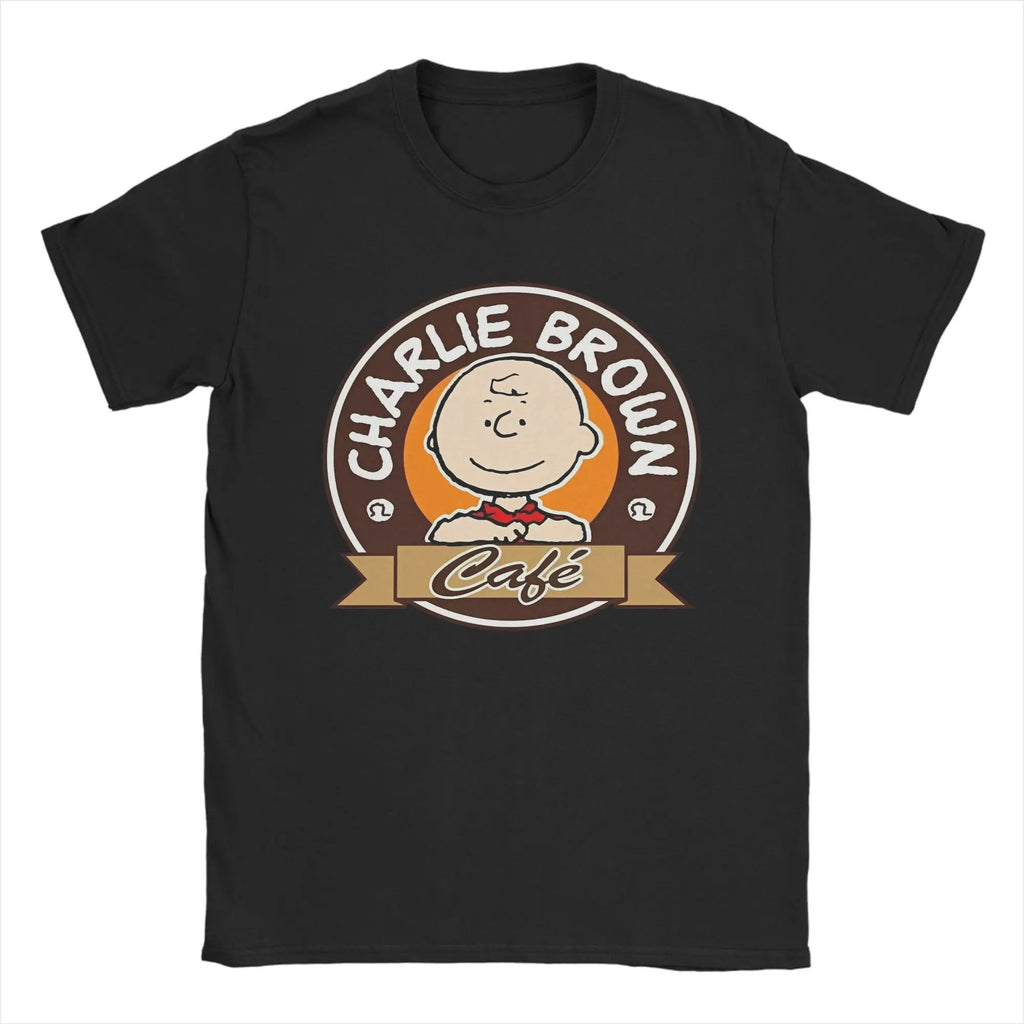 Snoopy & Charlie Brown Graphic T-Shirt | Unisex Cotton Anime Tee