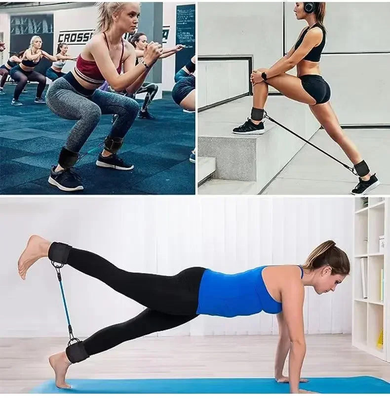11-Piece TPE Resistance Band Set – Pull Rope Kit with Door Anchor, Handles, Ankle Straps & Carry Bag