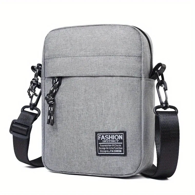 Men's Mini Crossbody Bag | Nylon Sling Shoulder Chest Pack for Phone & Essentials