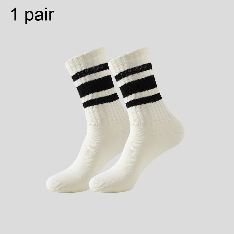 Men's & Women's Cotton Crew Socks – Casual, Running & Couple Socks