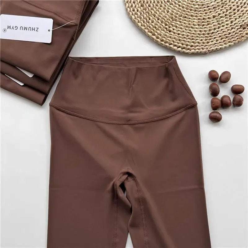 Women's Seamless High-Waist Yoga Leggings – Quick-Dry Push-Up Slim Fit Gym Pants (S-XL)