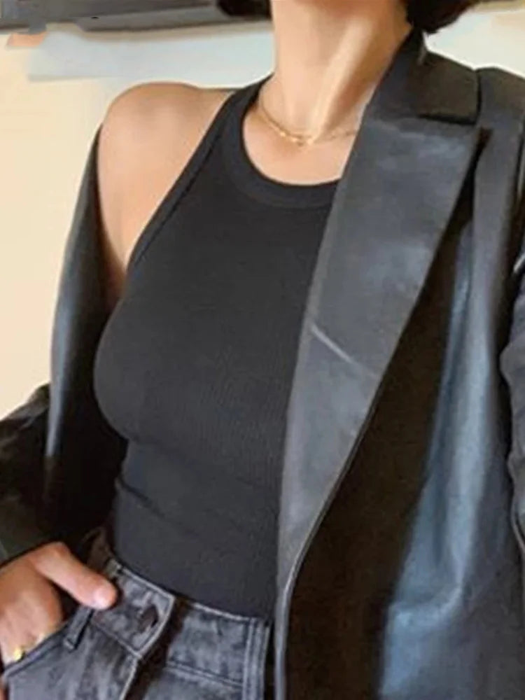 Women's Ribbed Knit Crop Tank Top | Sleeveless Summer Vest