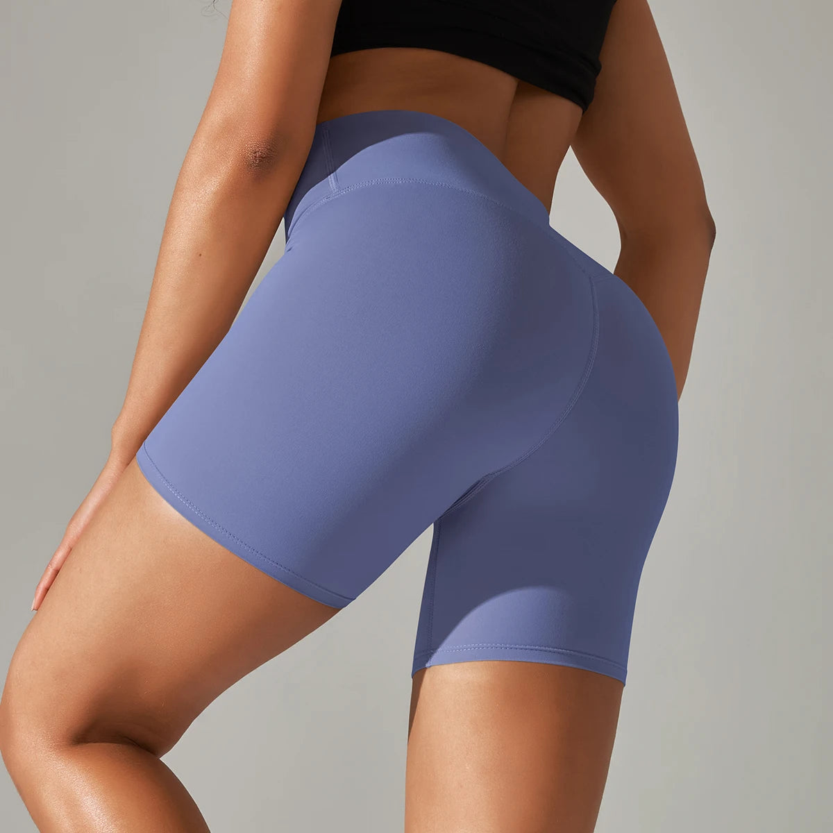 Women's High Waist Yoga Shorts | Squat-Proof Fitness & Gym Shorts