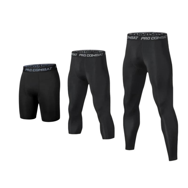 Men's Compression Tights & Shorts | Quick-Dry Sports Baselayer