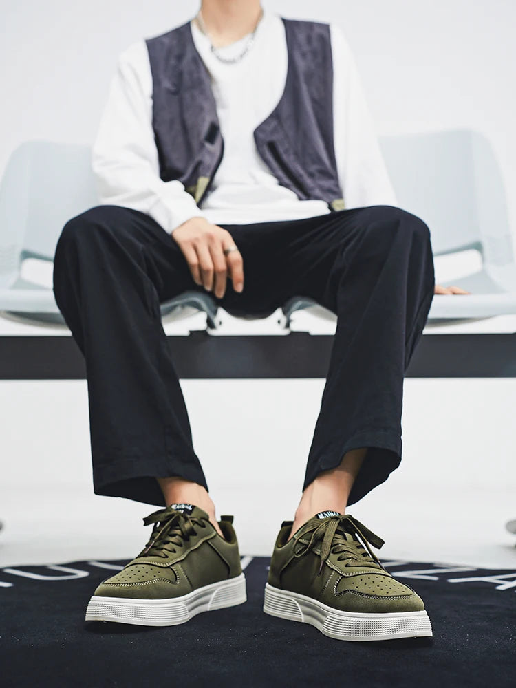 Men's Casual Skate Shoes – Lightweight Slip-Resistant Sneakers