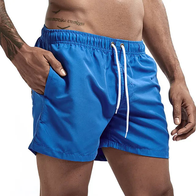 Men's Quick-Dry Running Shorts – Mesh Lining, Zipper Pocket & Drawstring for Gym & Outdoor Fitness