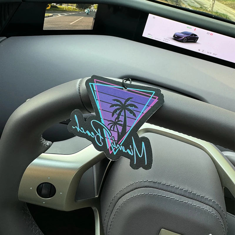 Sea Breeze Car Air Freshener – Lavender Scent Hanging Ornament for Car & Wardrobe