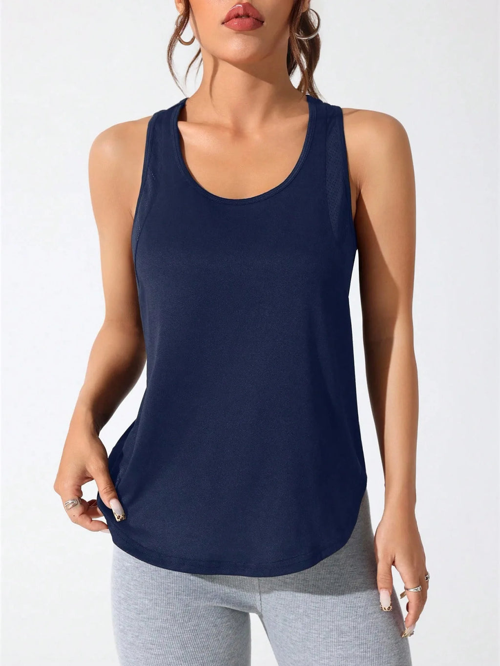 Women's Stitched Letters Quick-Dry Sports Vest