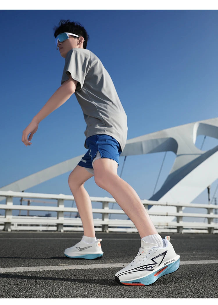 Carbon Plate Running Shoes – Breathable, Lightweight & Cushioned | Unisex Daily Fitness