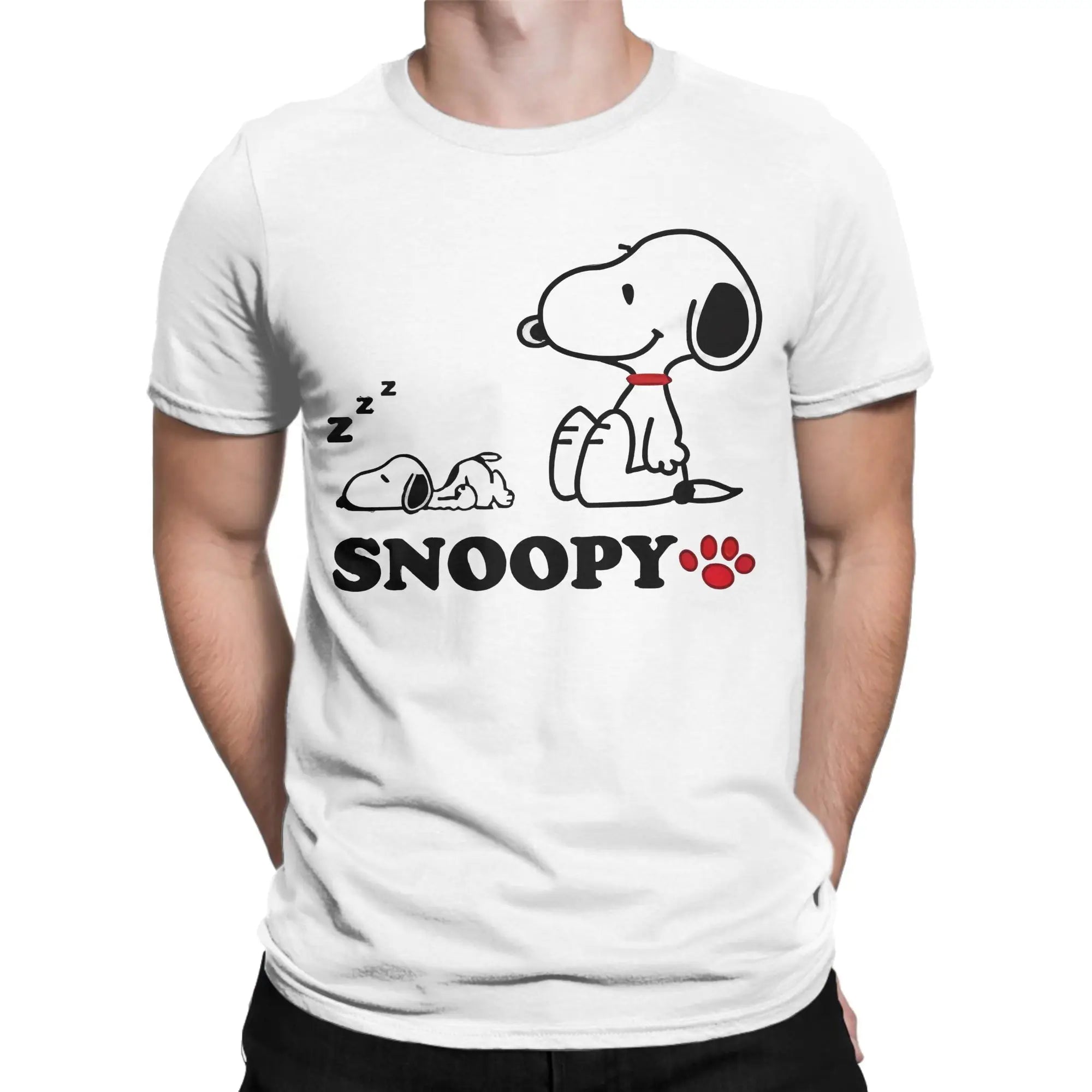 Snoopy & Charlie Brown Graphic T-Shirt | Unisex Cotton Anime Tee