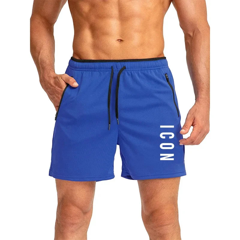 Men's Quick-Dry Sports Shorts – Breathable Gym & Beach Jogger