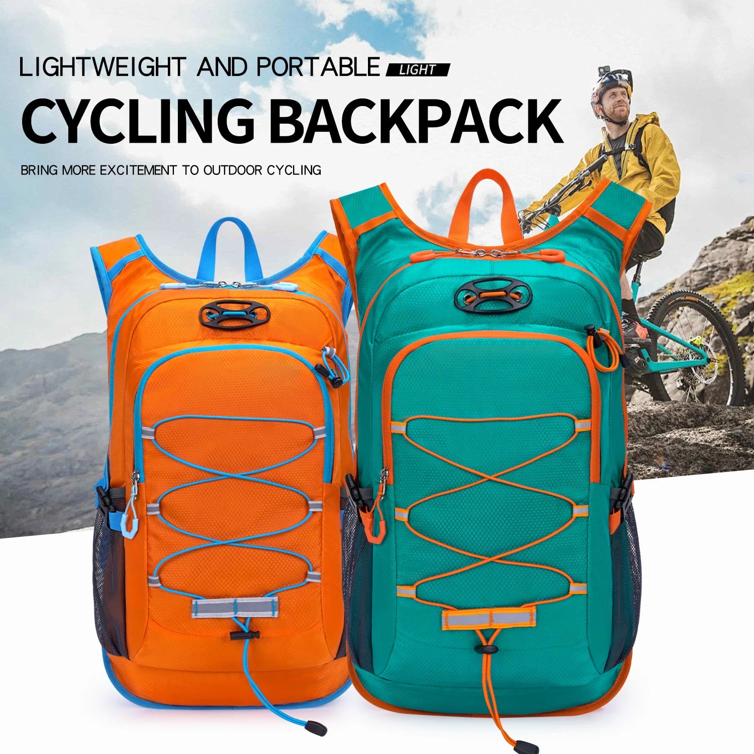 10L Cycling Hydration Backpack – Waterproof MTB Bag for Hiking, Climbing & Outdoor Sports