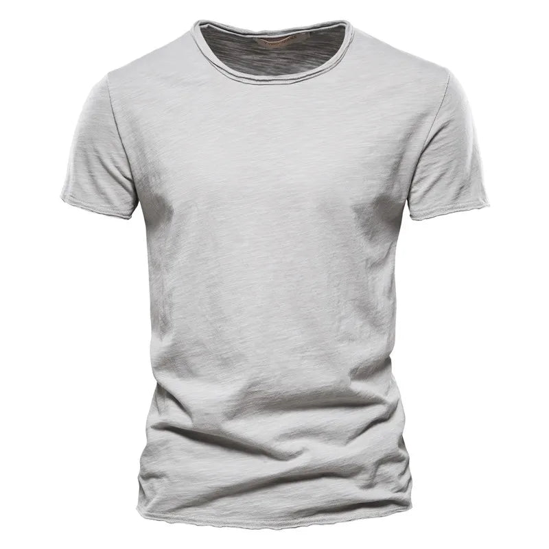 Men's 100% Cotton Casual T-Shirt – Lightweight, Breathable & Moisture-Wicking