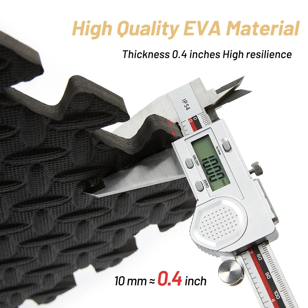 Interlocking Gym Floor Mat | Anti-Slip Rubber Exercise Tiles for Home Workout