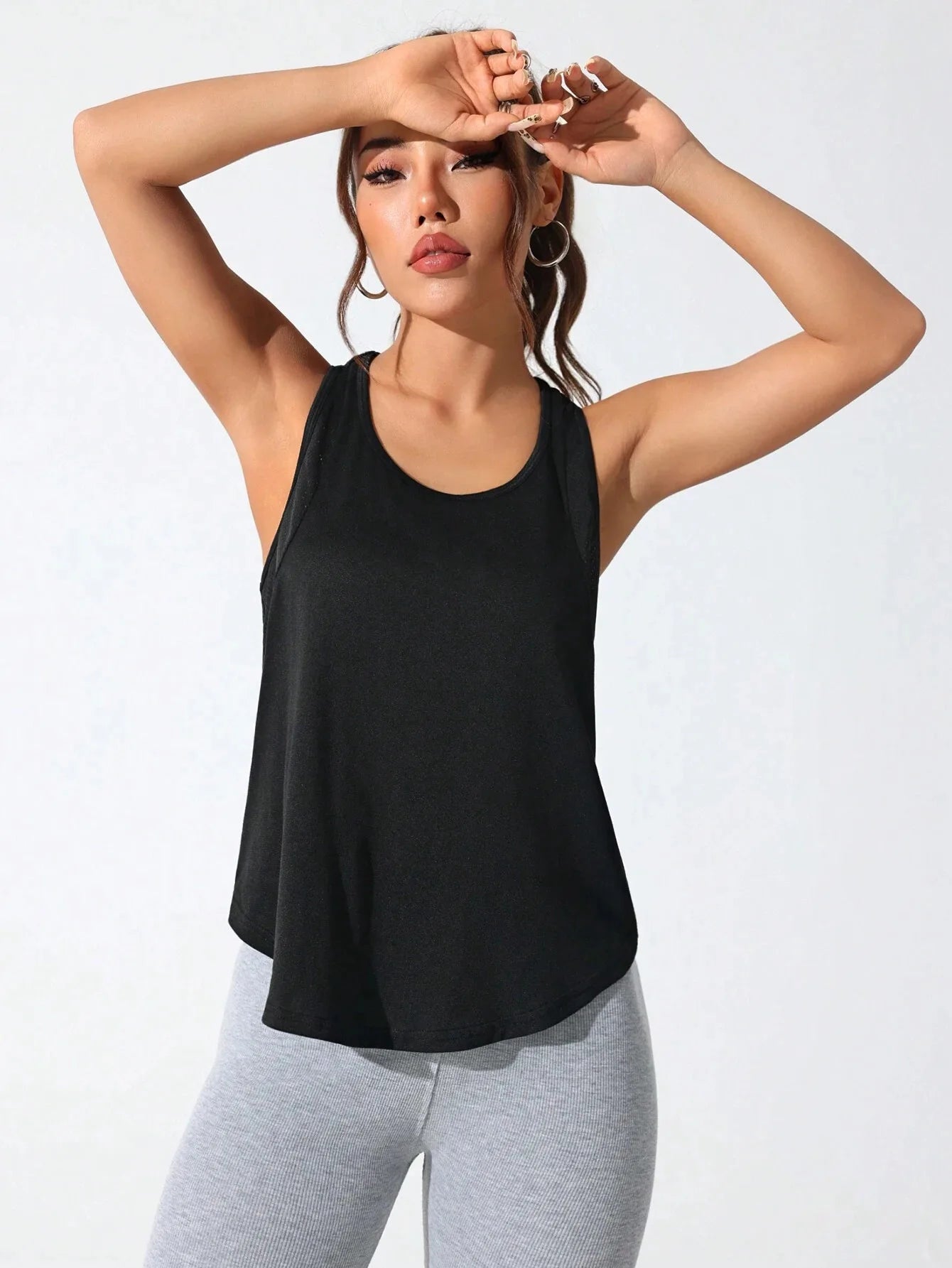 Women's Stitched Letters Quick-Dry Sports Vest
