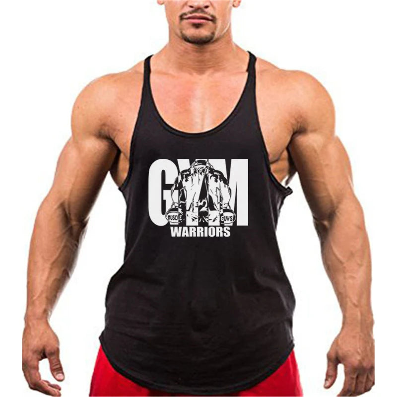 Men's Gym Tank Top – Breathable Cotton Muscle Vest