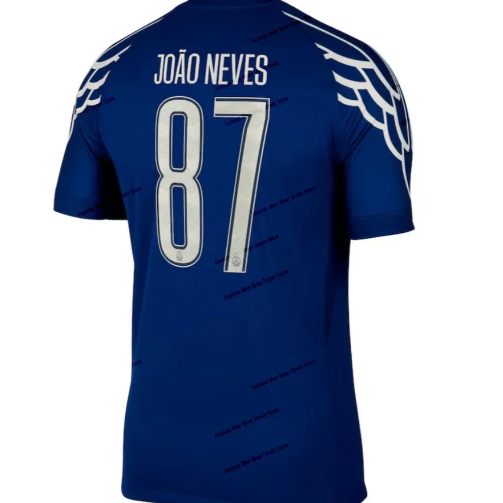 European Club Style Soccer Jersey – Unisex Quick-Dry Graphic Tee