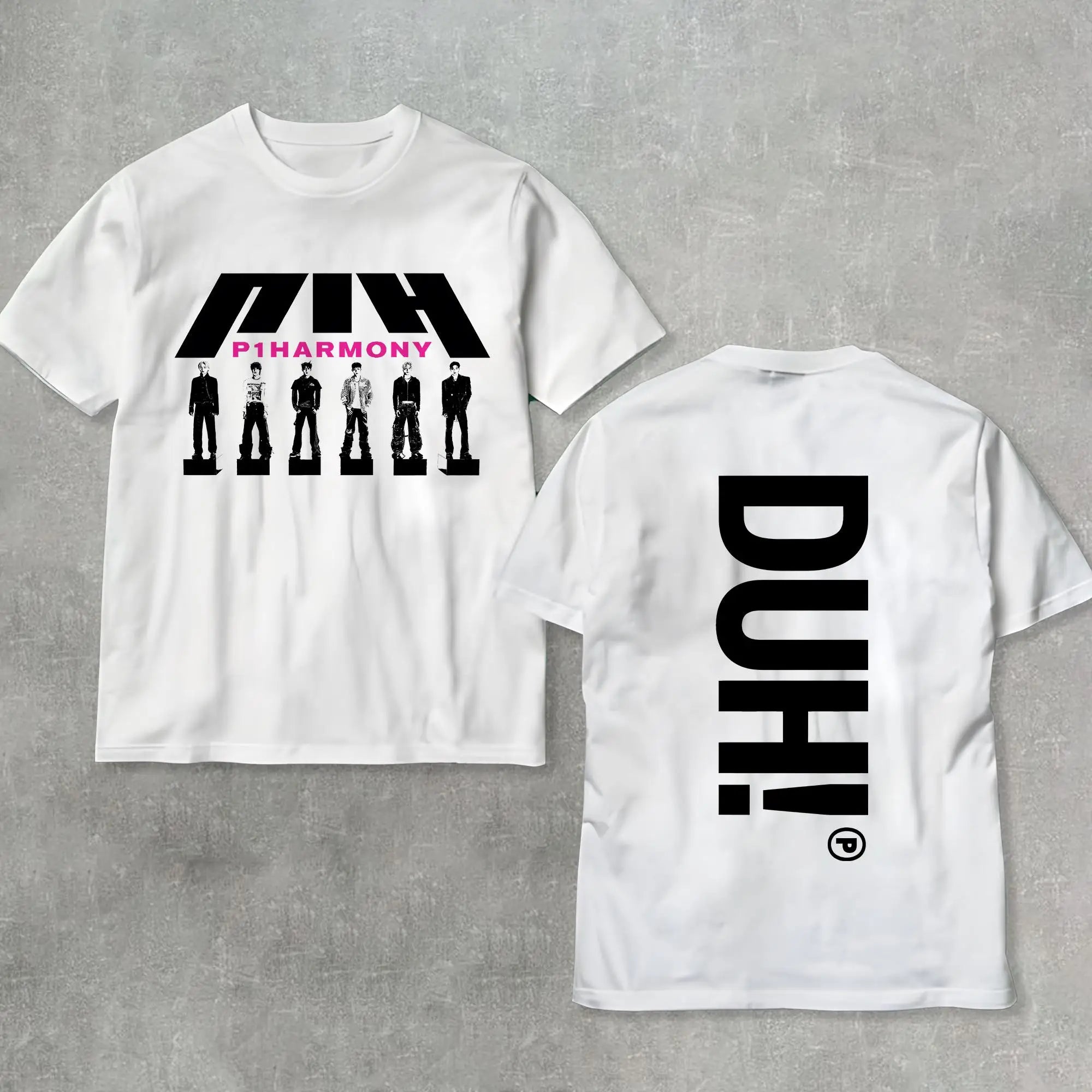 P1Harmony DUH Kpop T-Shirt – Official Fan Merch for Men & Women