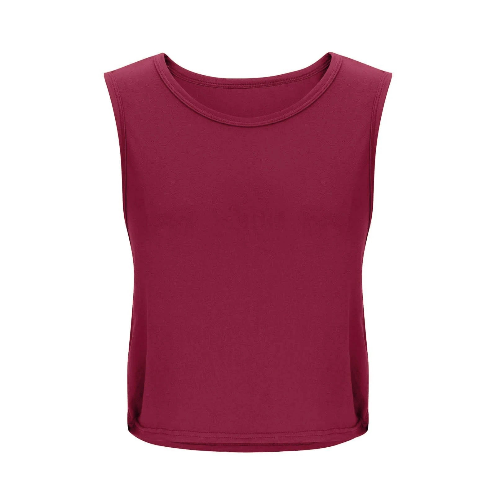 Women's Sleeveless Yoga Tank Top – Breathable Athletic Vest