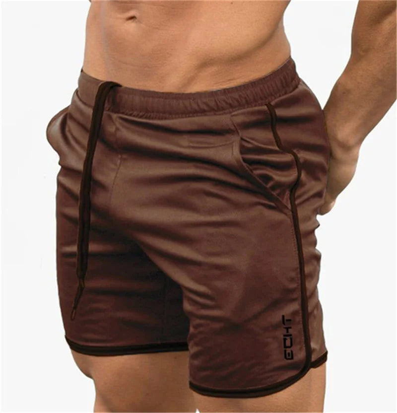 Men's Fitness Gym Shorts – Breathable Mesh Quick-Dry Training & Running Shorts
