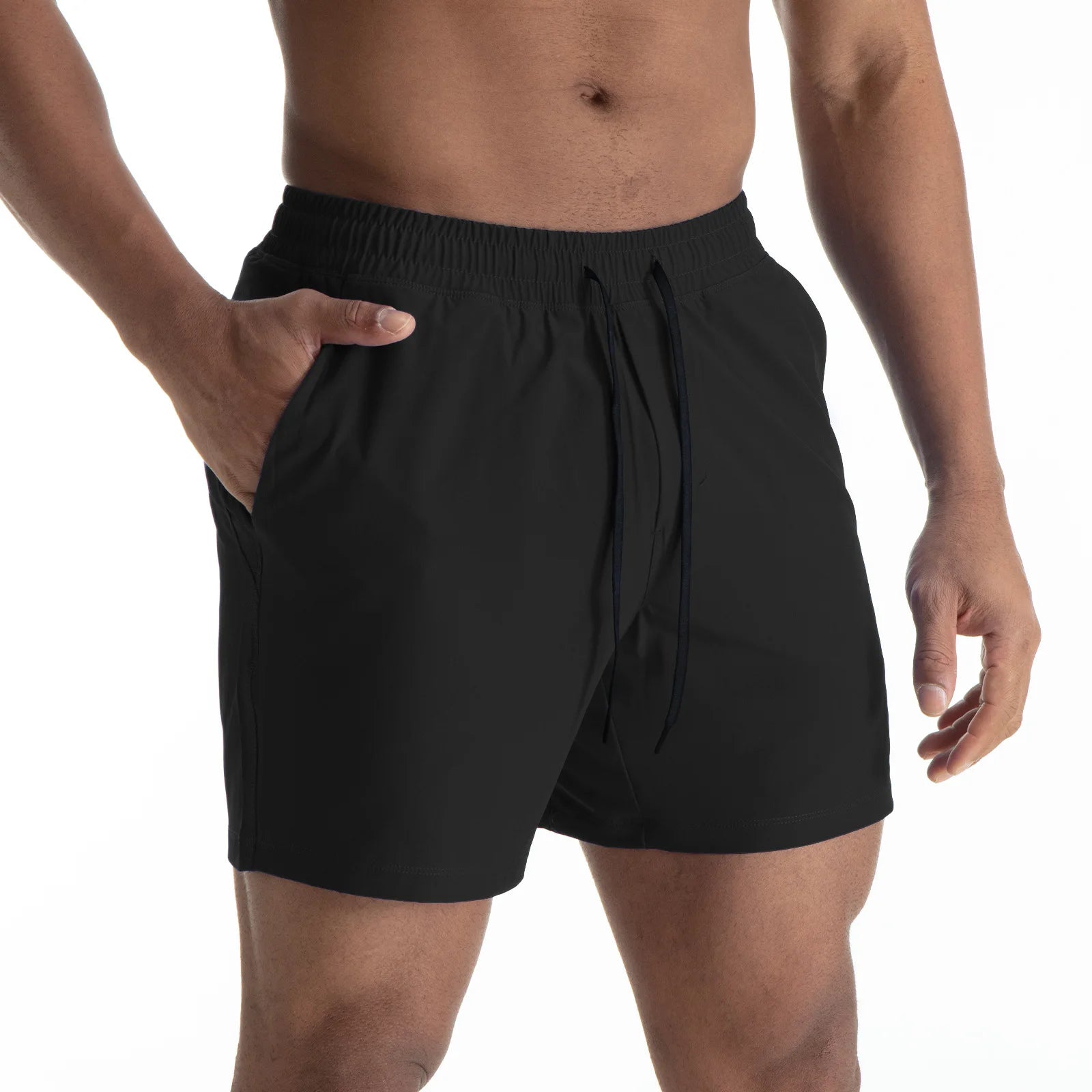 Men's Spliced Mesh Beach Shorts – Quick-Dry Surf & Sport Swim Trunks