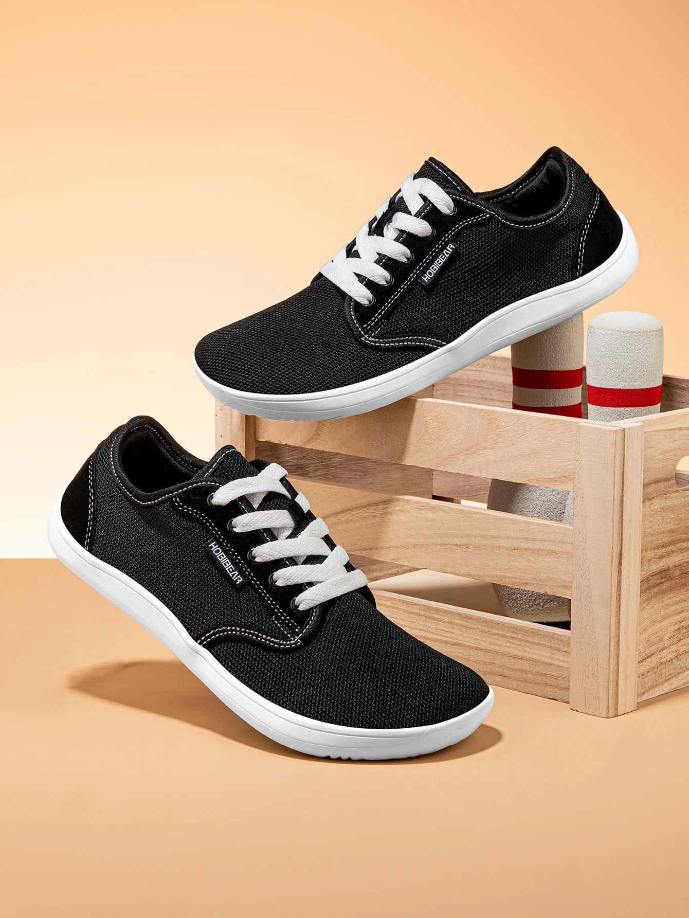 HOBIBEAR Barefoot Sneakers – Wide Toe Box, Zero Drop, Breathable Mesh | Unisex