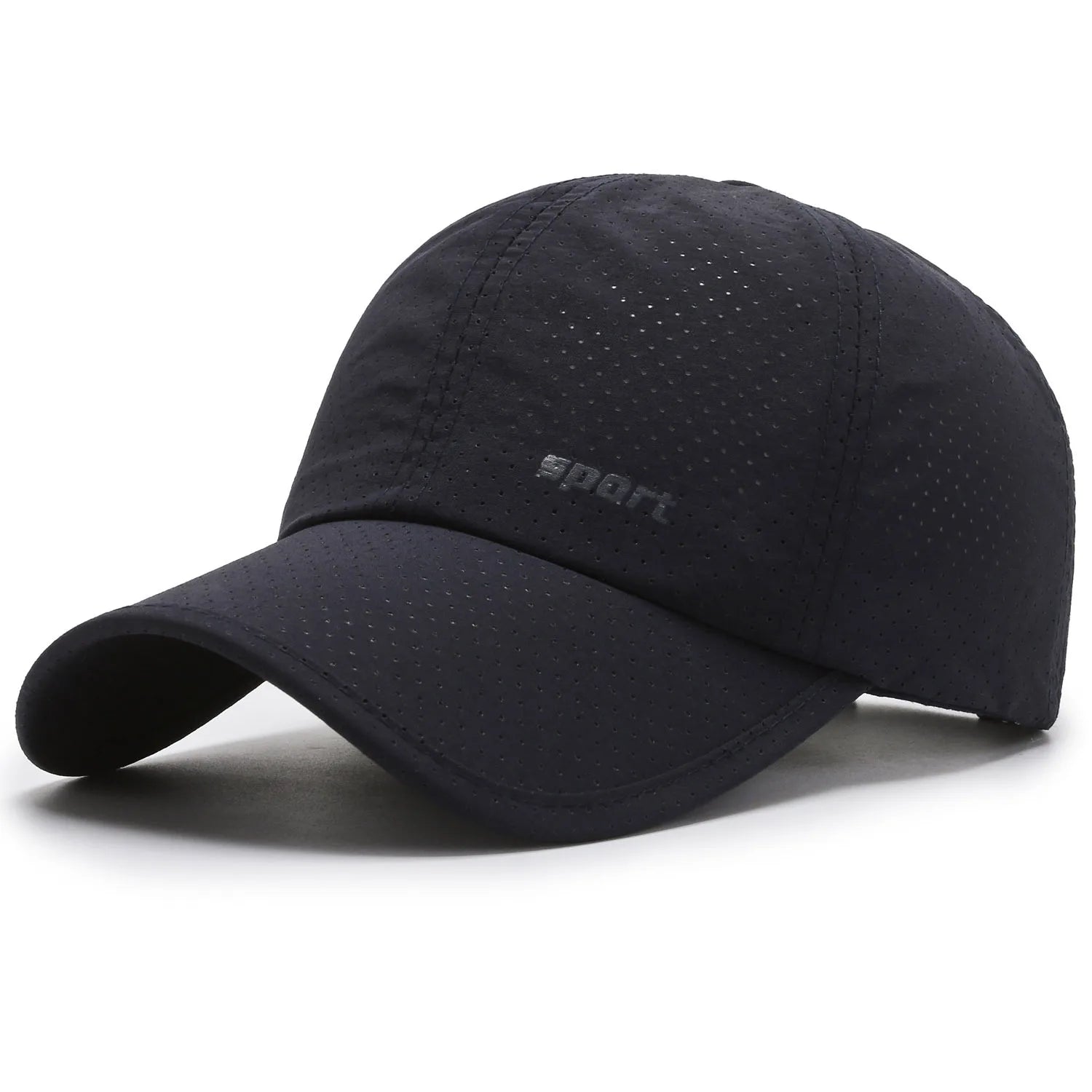 Quick-Dry Contrast Letter Baseball Cap | Breathable Adjustable Sport Hat