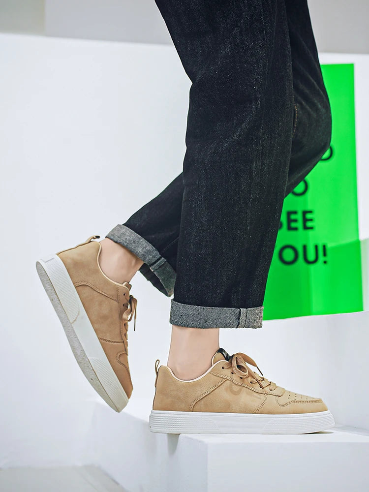 Men's Casual Skate Shoes – Lightweight Slip-Resistant Sneakers