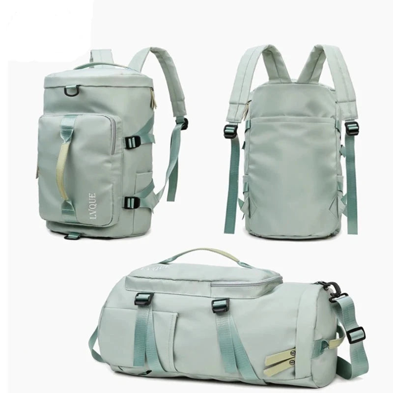 Large Capacity Travel Backpack – Waterproof Sports & Gym Duffel Bag