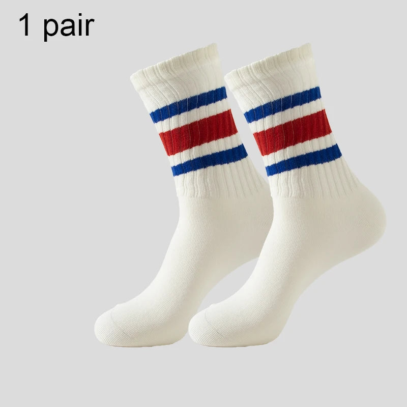 Men's & Women's Cotton Crew Socks – Casual, Running & Couple Socks