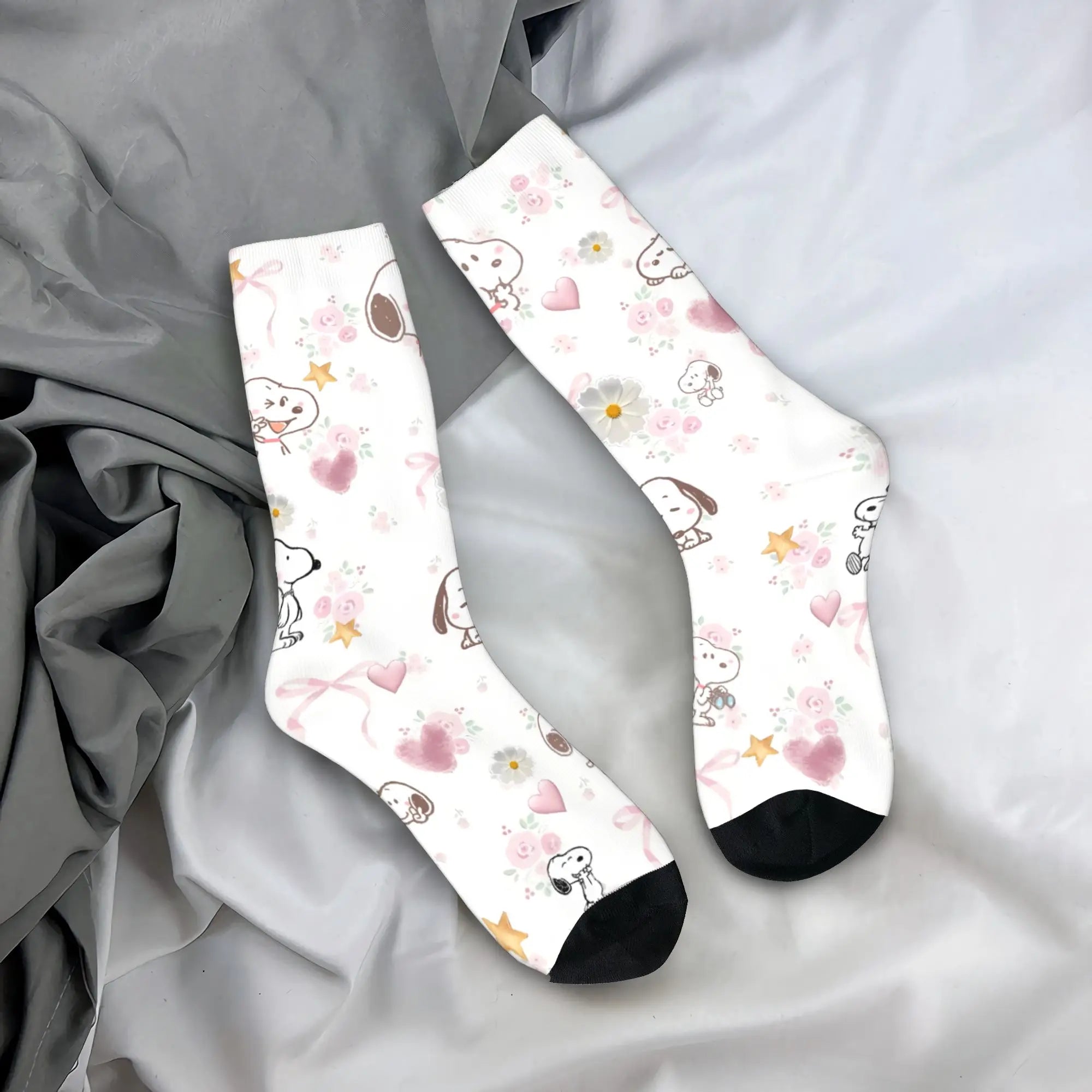 Snoopy Crew Socks – Unisex Non-Slip Moisture-Wicking Sports & Casual Socks