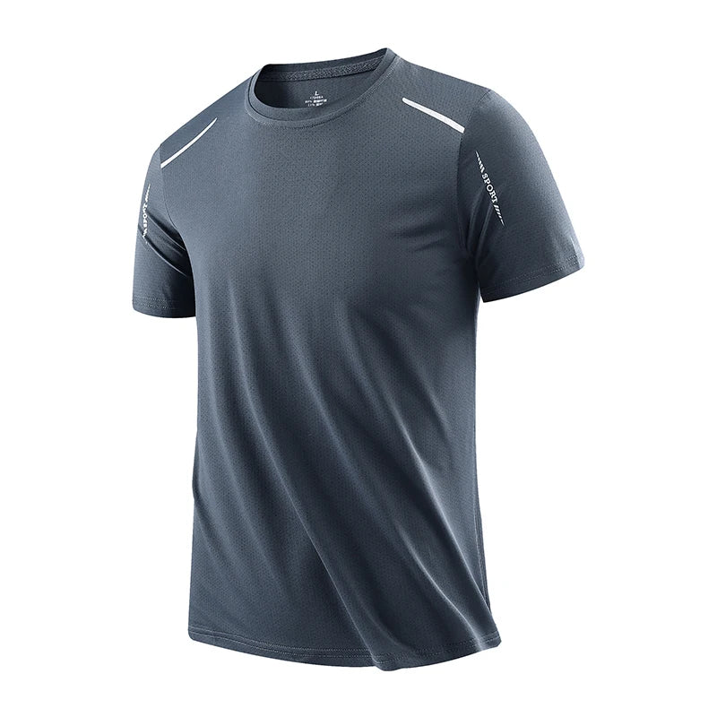 Men's Quick-Dry Athletic T-Shirt – Breathable Outdoor & Sports Tee