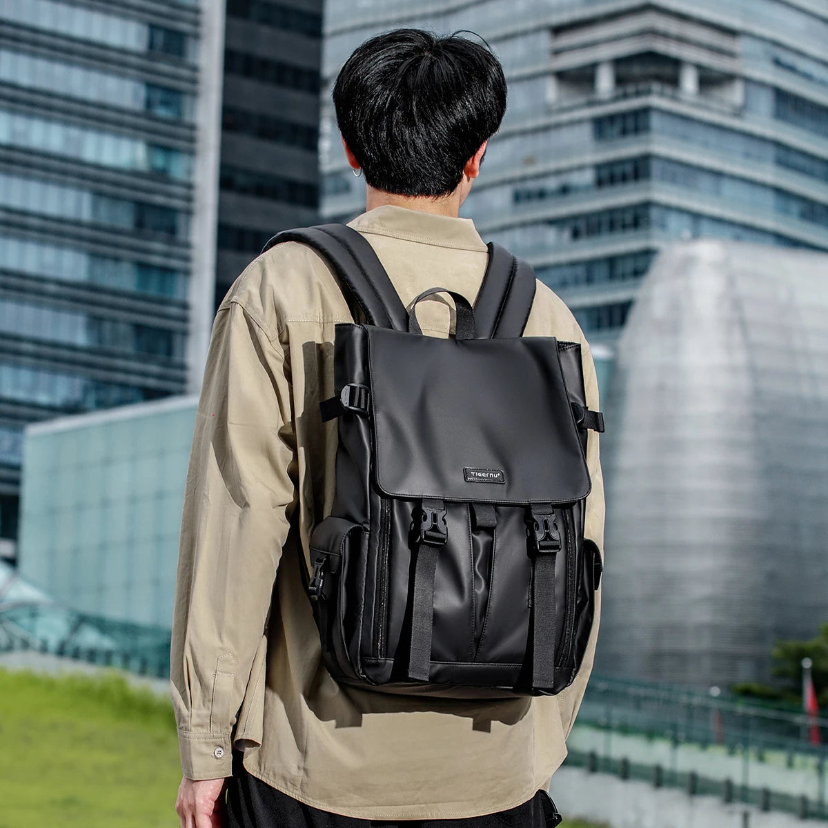 Tigernu Waterproof Laptop Backpack 15.6" | Anti-Theft Men's Commuter Bag