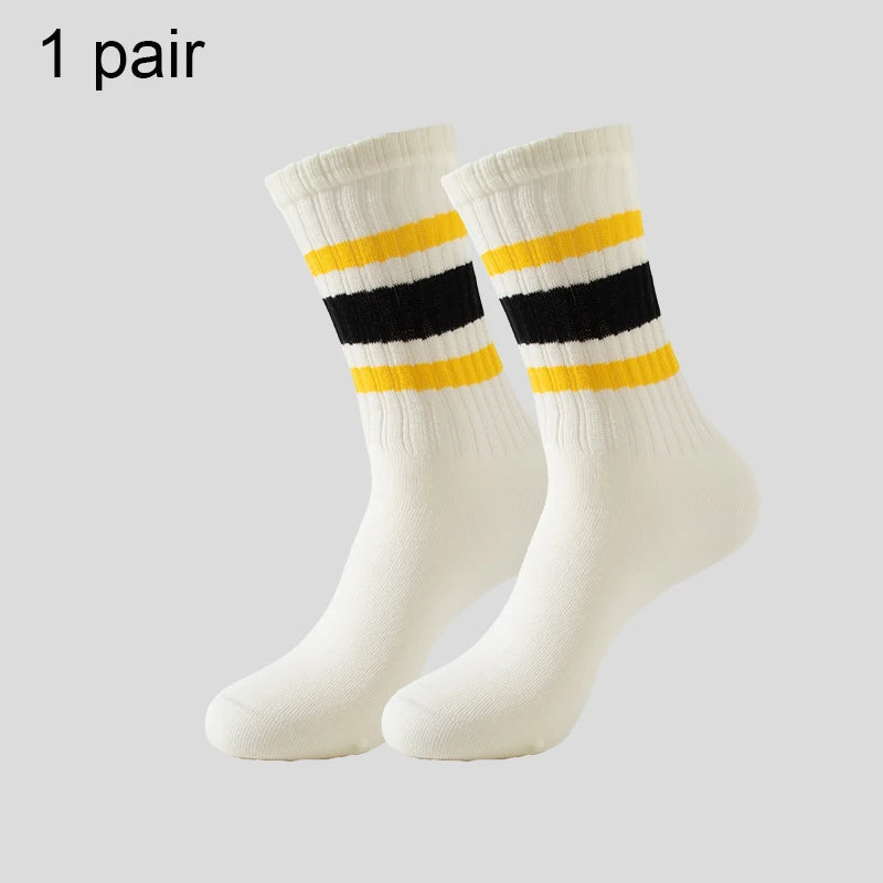 Men's & Women's Cotton Crew Socks – Casual, Running & Couple Socks