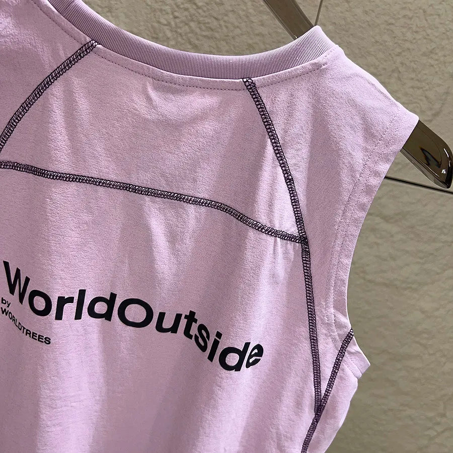 Quick-Dry Sleeveless Tank Top – Breathable Sports Vest for Outdoor & Gym