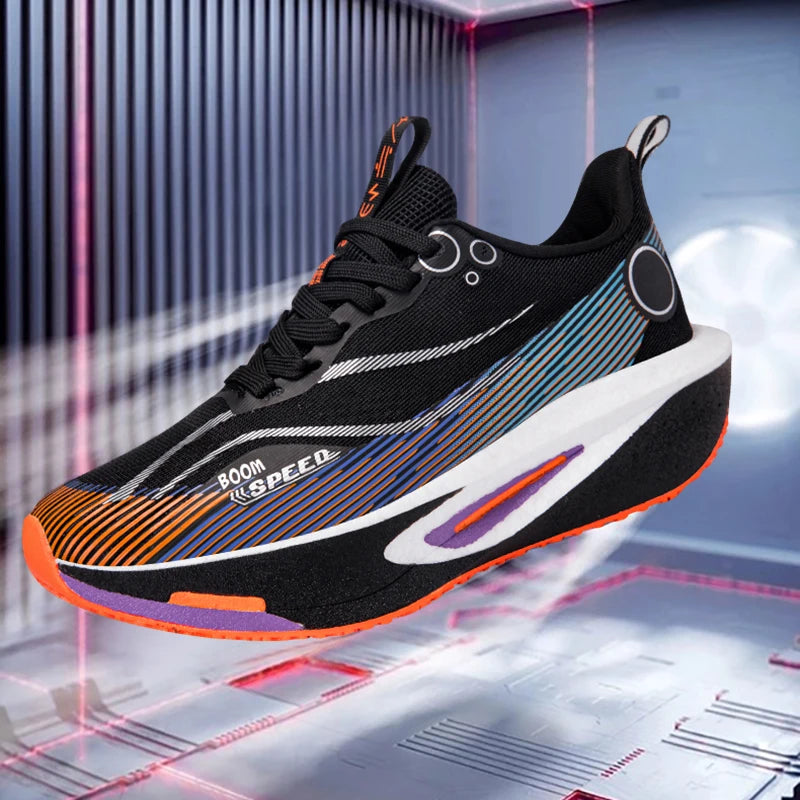 Professional Carbon Plate Running Shoes – Breathable, Cushioned & Non-Slip | Unisex