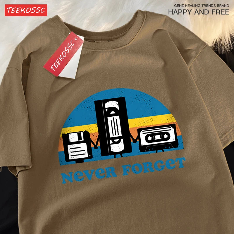 Vintage Radio Graphic T-Shirt – Cotton Tee